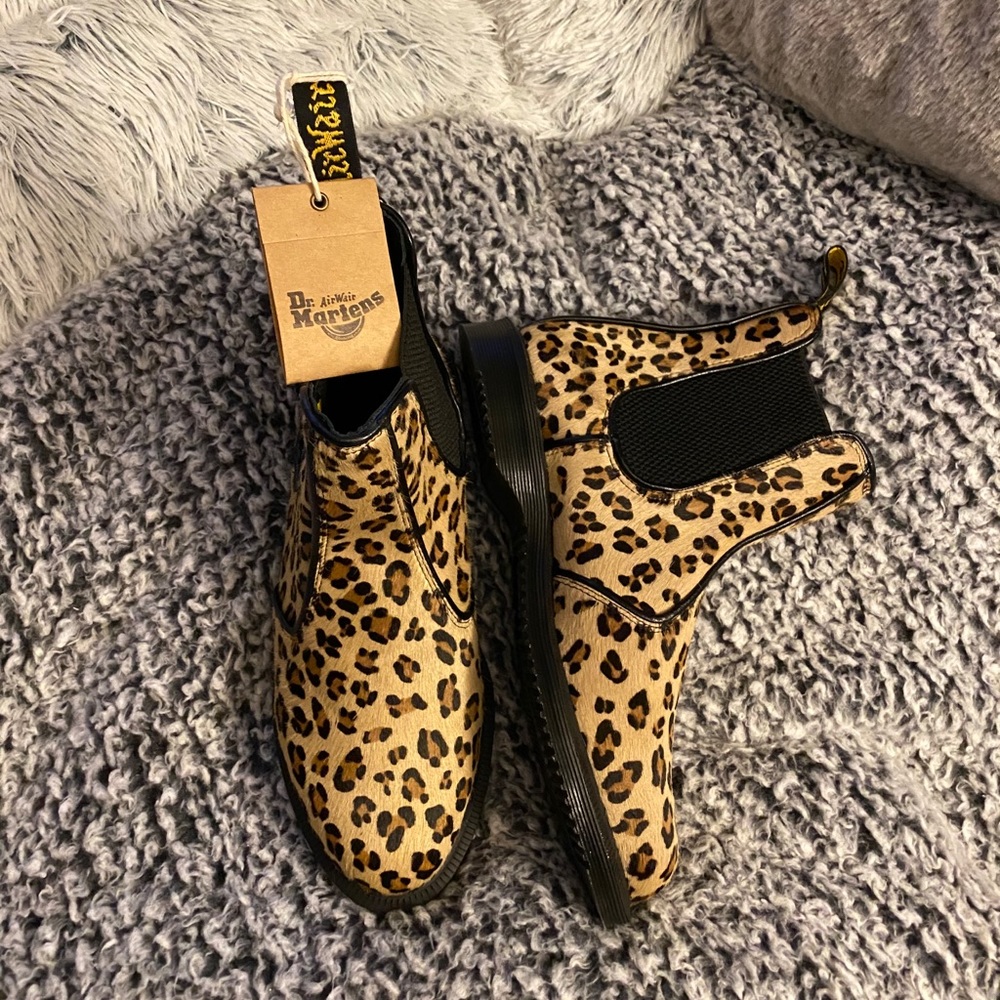 Dr. Martens Leopard Print Chelsea Boot - Women’s 7